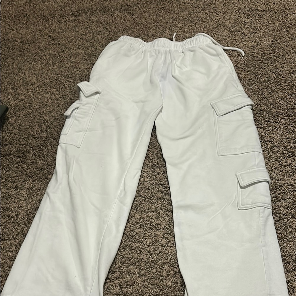 Garage White Jogger Pants